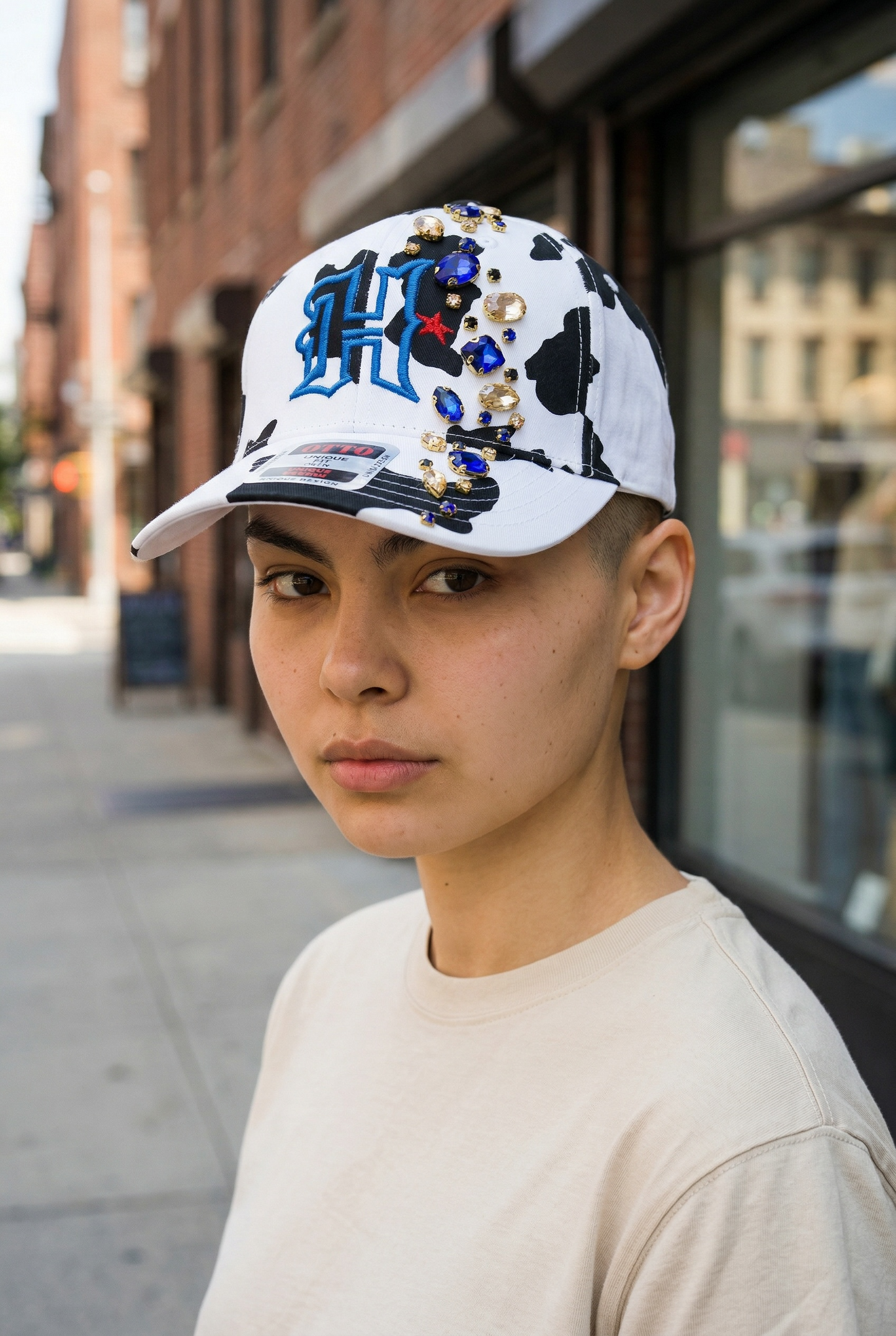 Houston Logo Cow Print